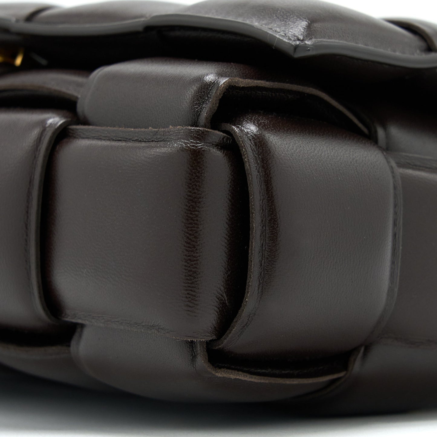 Bottega Veneta Chain Cassette Bag Dark Brown GHW
