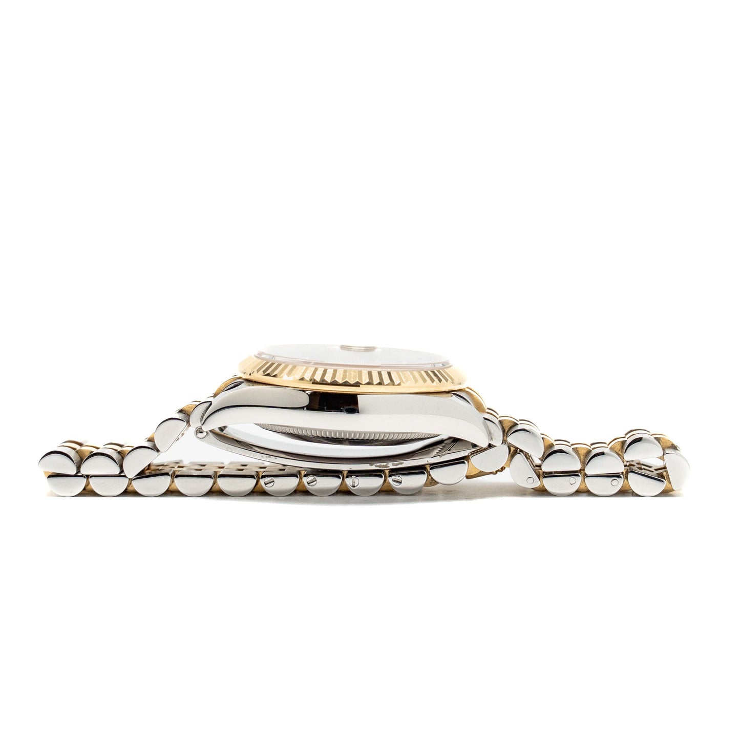 Rolex Datejust 31mm Oystersteel/Yellow Gold Olive-Green Floral Motif, Diamond-set Dial, Jubilee Bracelet M: 278273-0032