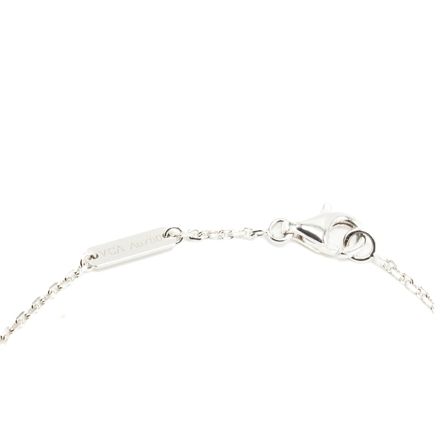 VAN CLEEF & ARPELS Vintage Alhambra Pendant Turquoise / 18K White Gold