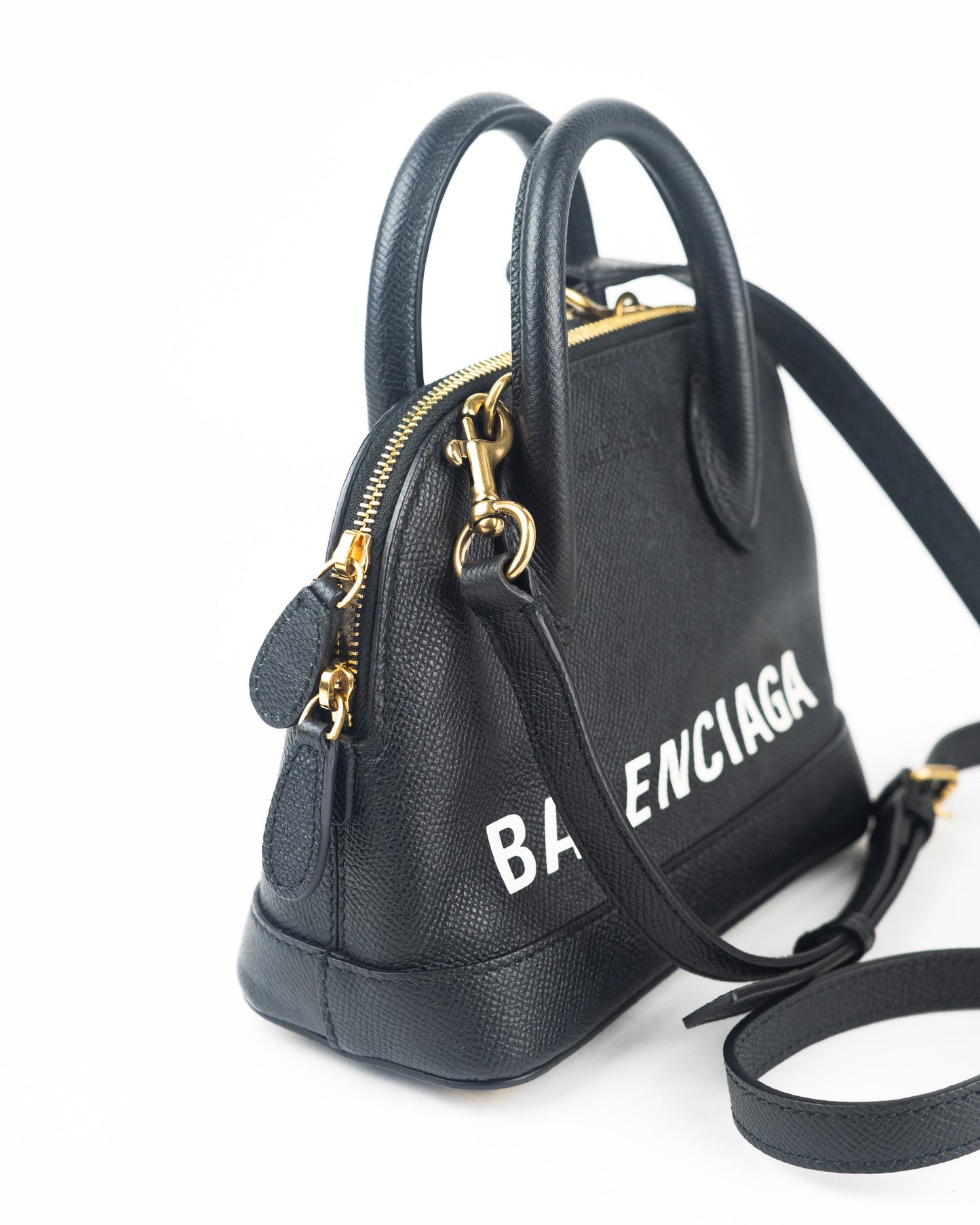 Balenciaga Grained Calfskin XXS Ville Top Handle Bag