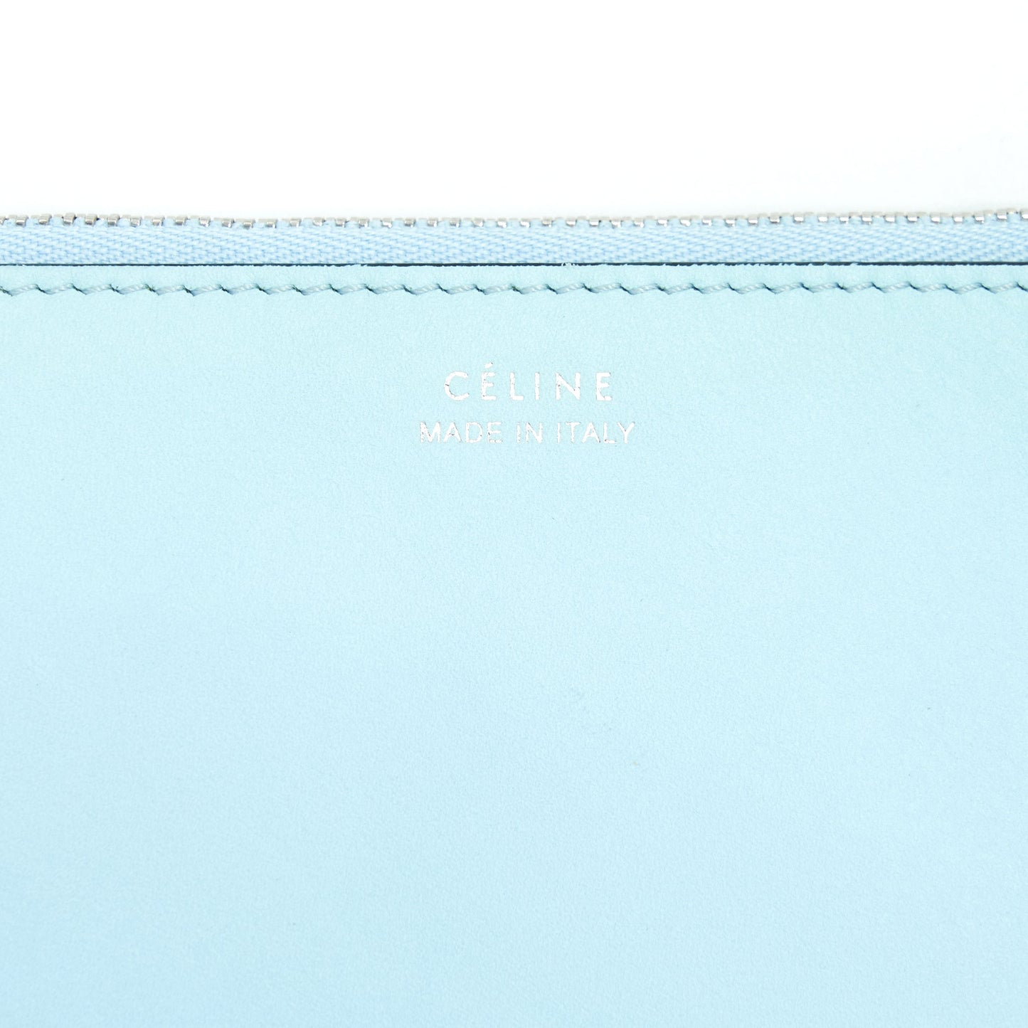 Celine Small Twisted Cabas Tote Pool/ Bergamote SHW