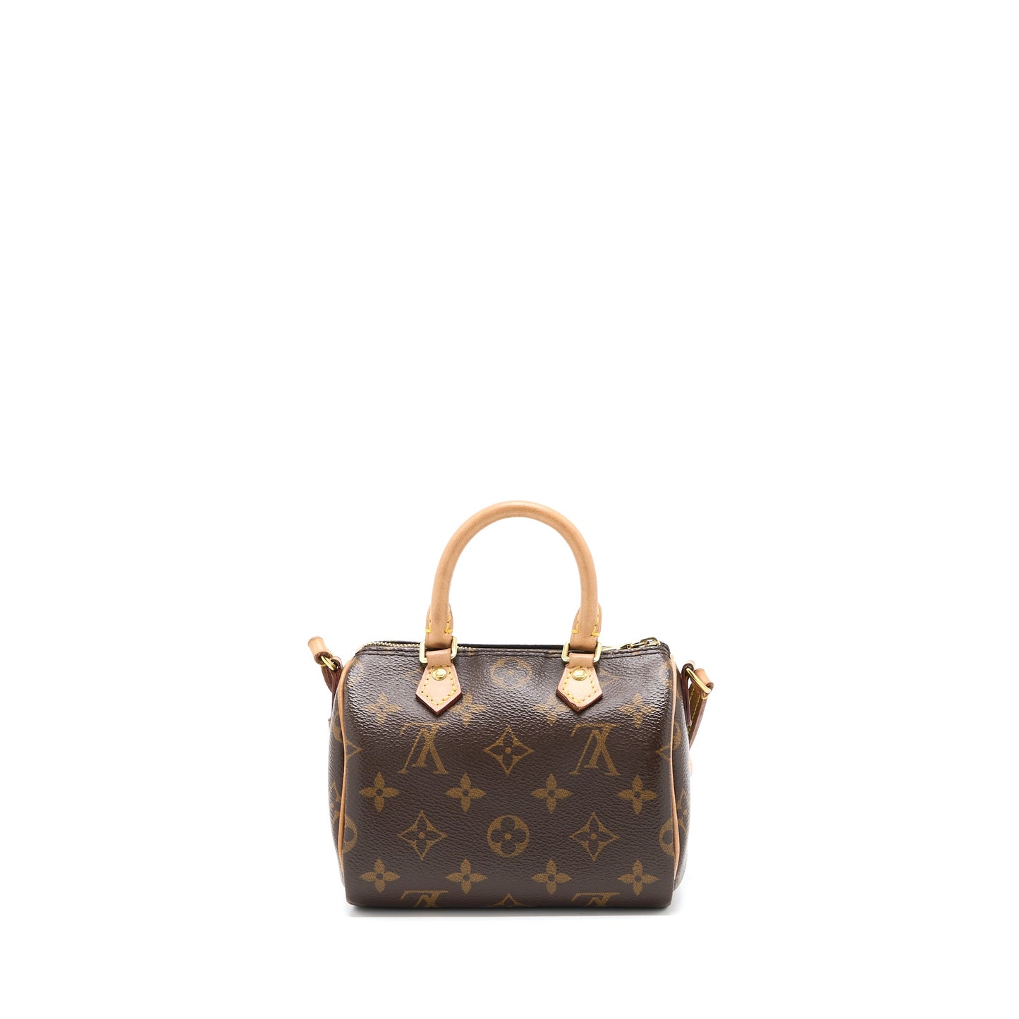 Louis Vuitton Nano Speedy Monogram Canvas GHW