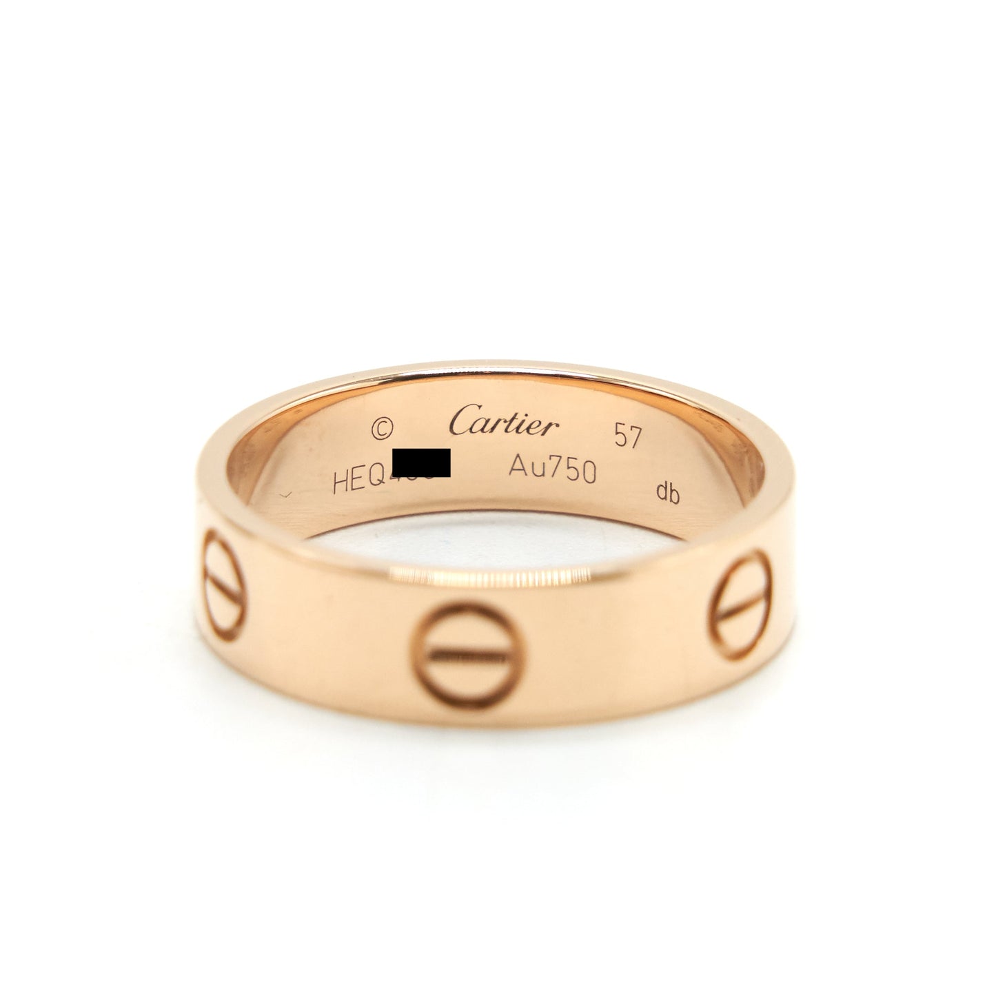 CARTIER LOVE RING ROSE GOLD MEN'S SIZE 57