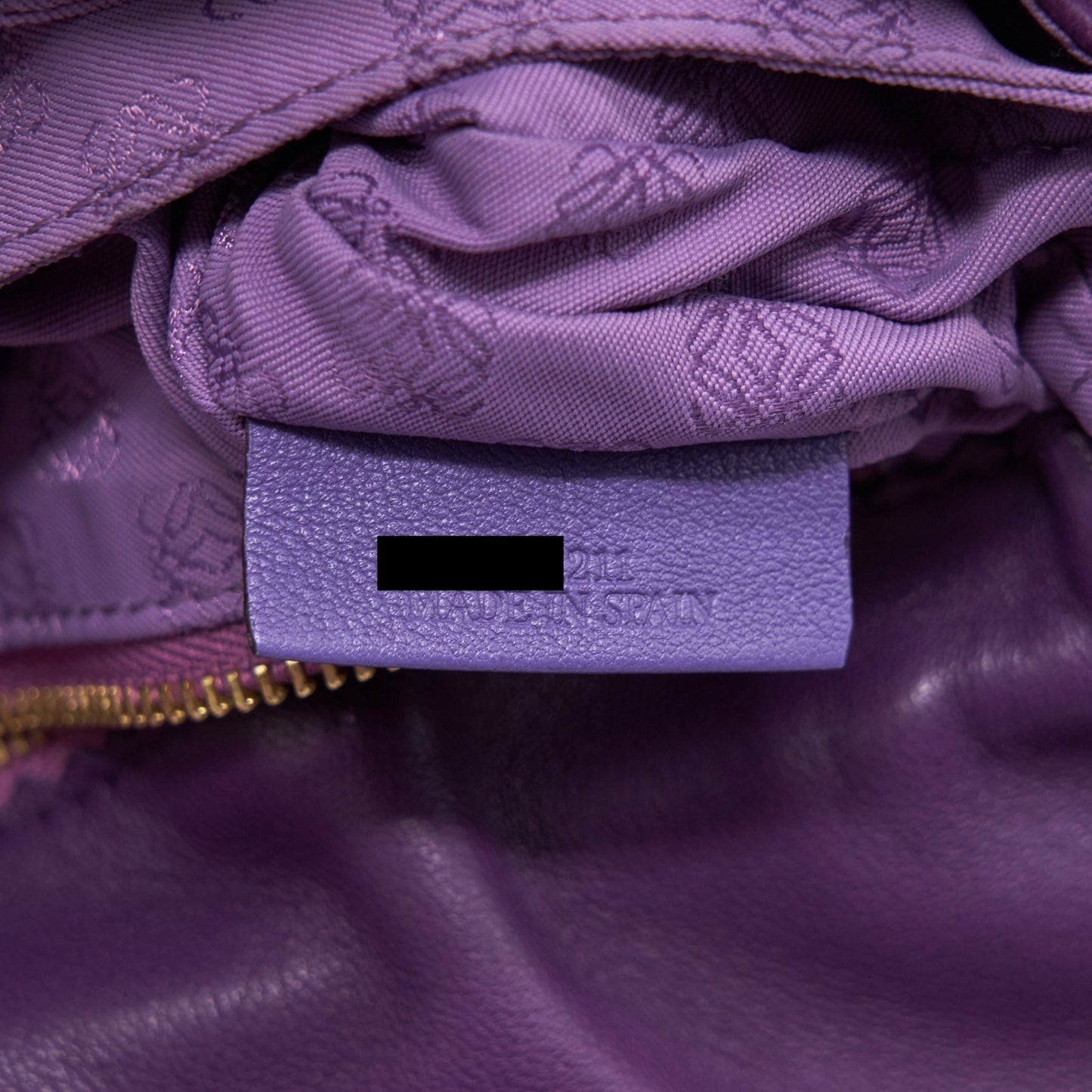 Loewe Flamenco Bag Purple GHW