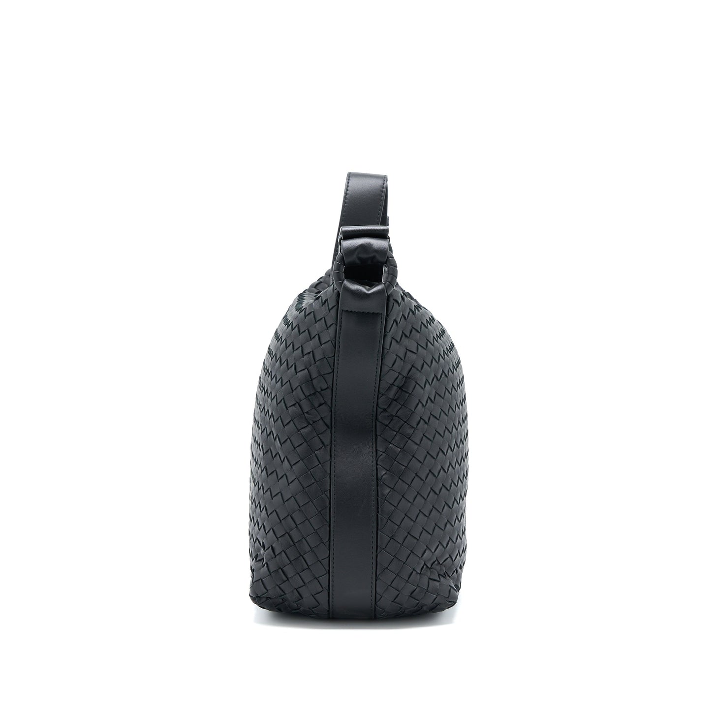 Bottega Veneta Hobo Bag Intrecciato Black