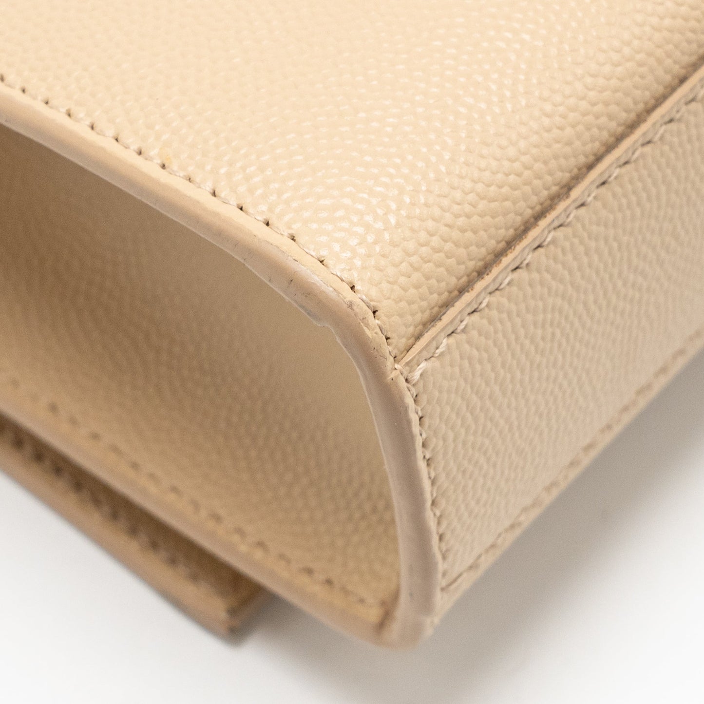 Saint Laurent/YSL Kate Medium Grained Calfskin Dark Beige GHW