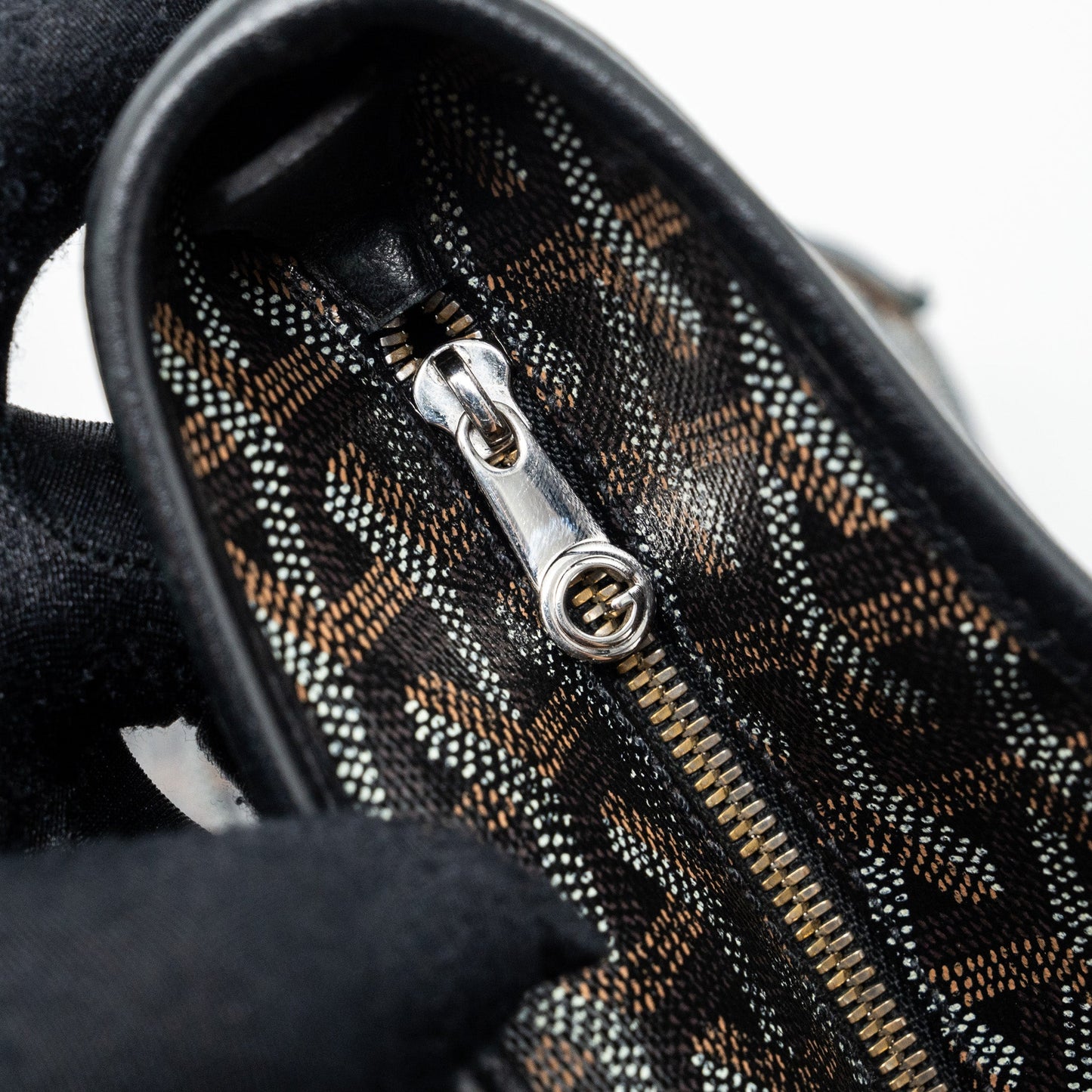 Goyard Artois PM tote bag canvas/ leather black shw