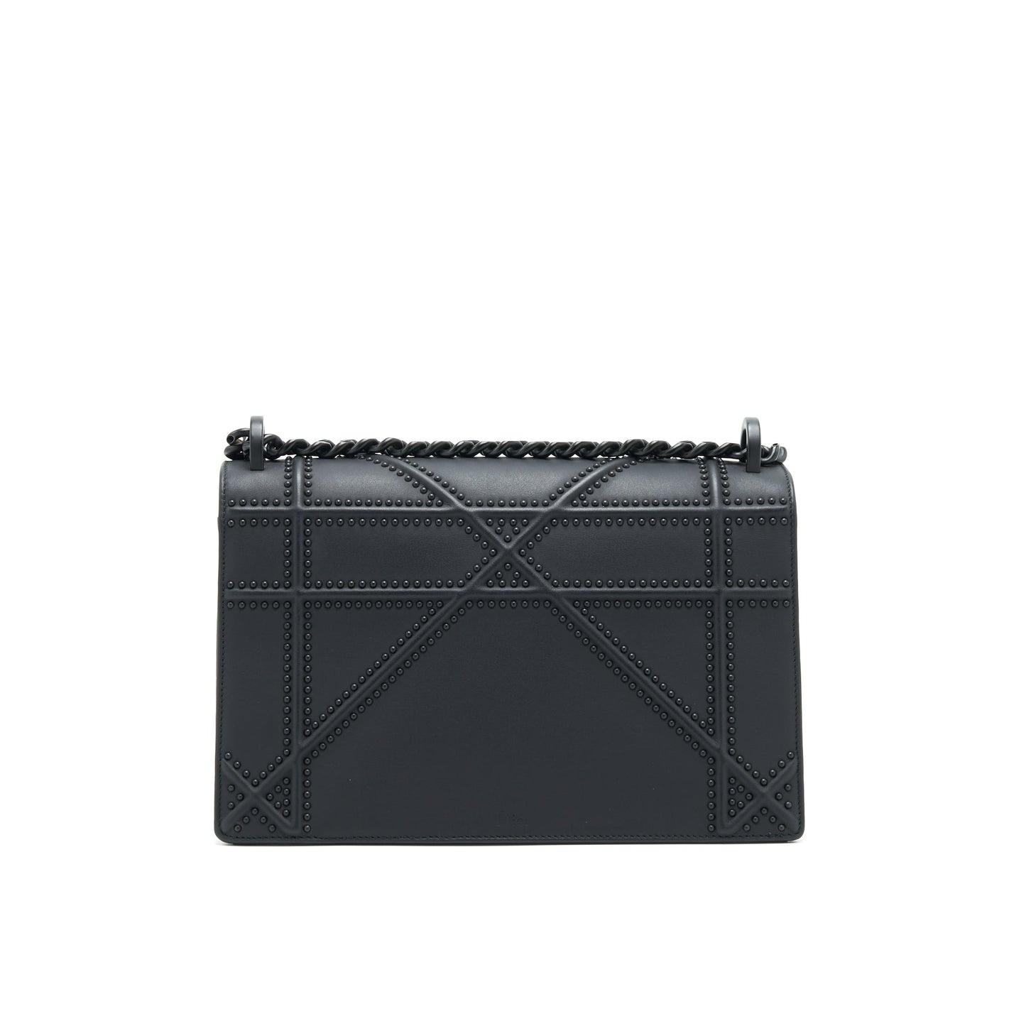 Luxury Dior Medium Studded So Black Luxury Diorama Bag