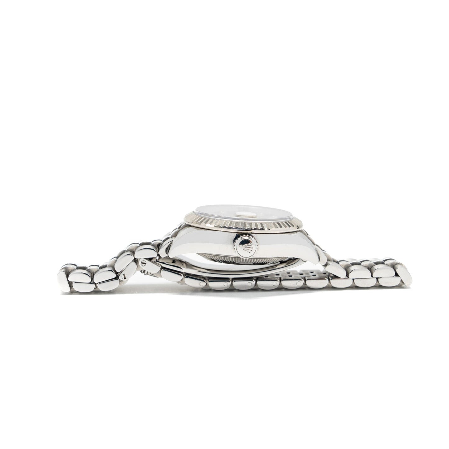 Rolex 28mm Lady-Datejust Oystersteel / White Gold Dark Grey Dial Jubilee Bracelet M:279174-0015