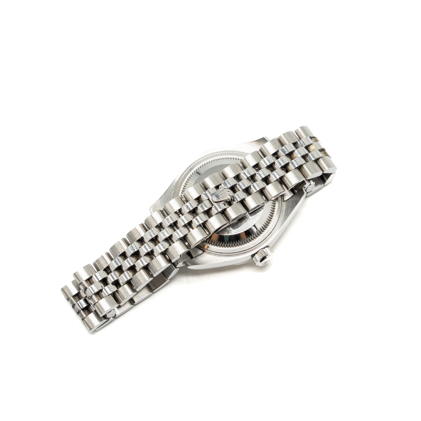 Rolex 28mm Lady-Datejust Oystersteel / White Gold Dark Grey Dial Jubilee Bracelet M:279174-0015
