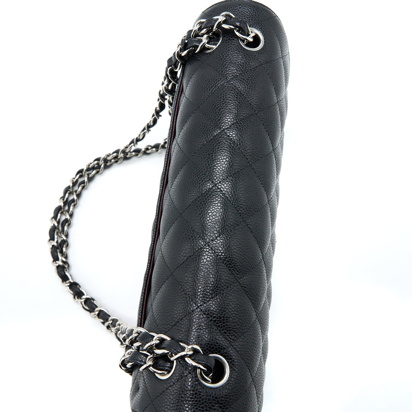 Chanel Jumbo Classic Double Flap Bag Caviar Black SHW