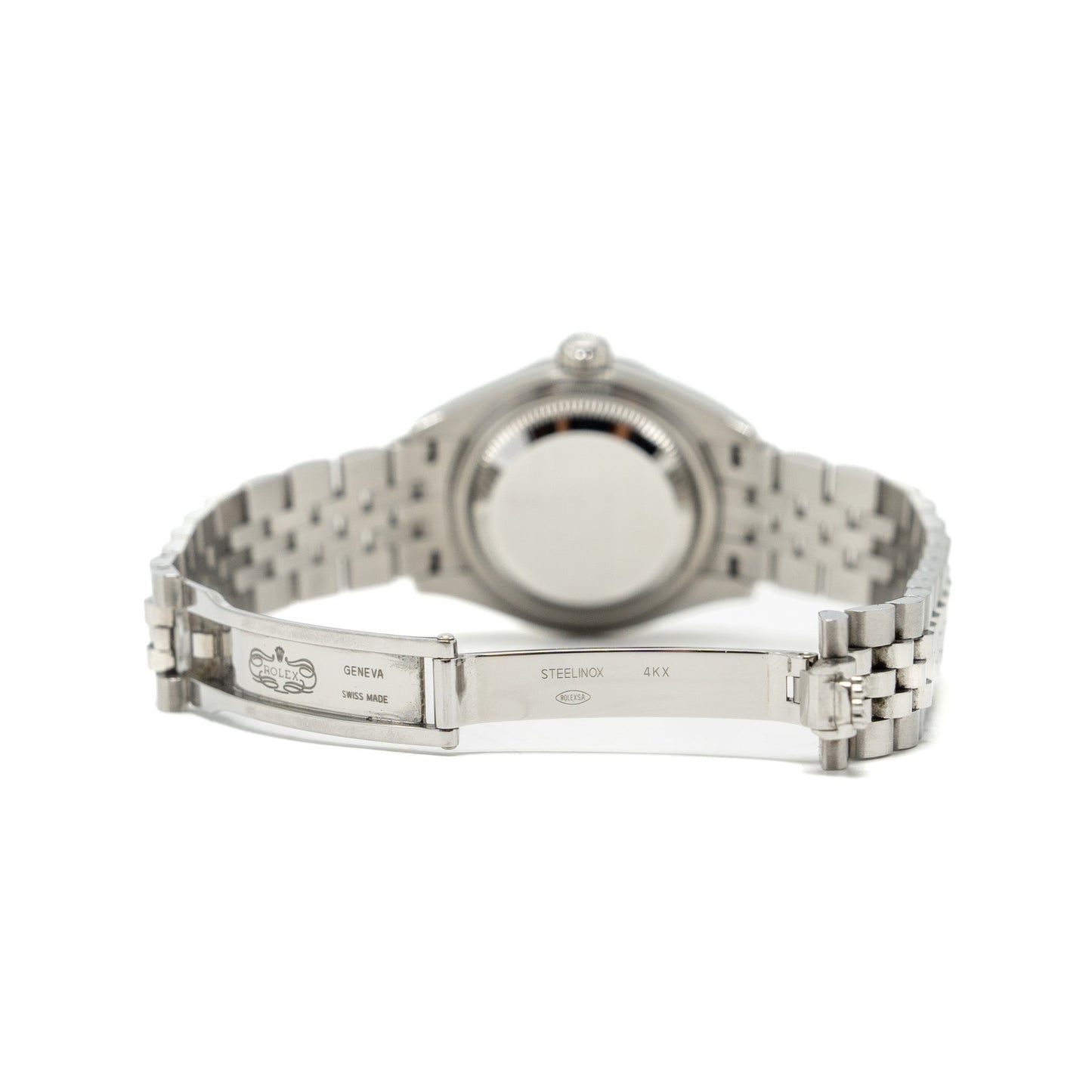 Rolex 28mm Lady-Datejust Oystersteel / White Gold Dark Grey Dial Jubilee Bracelet M:279174-0015
