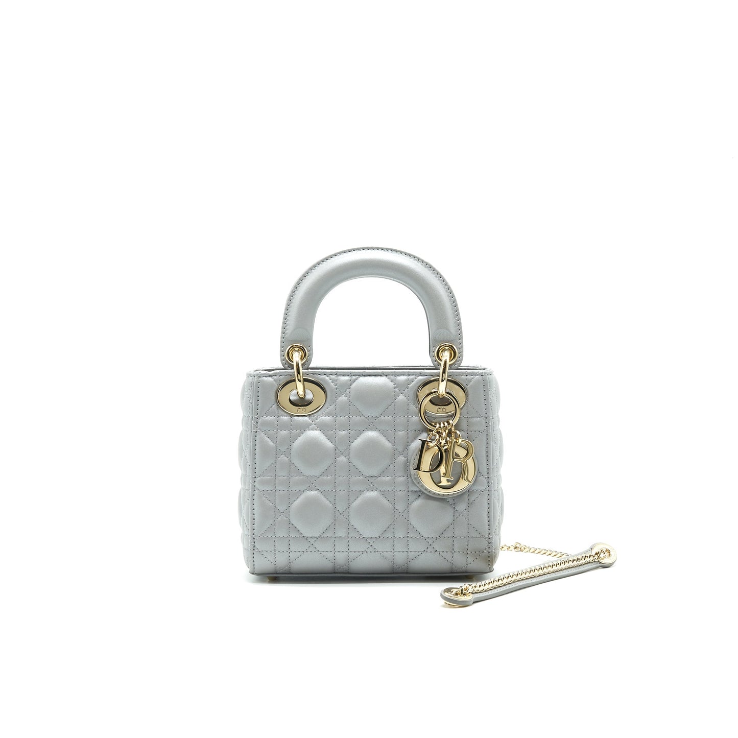 CHRISTIAN Luxury Dior MINI LADY Luxury Dior LIGHT GREY