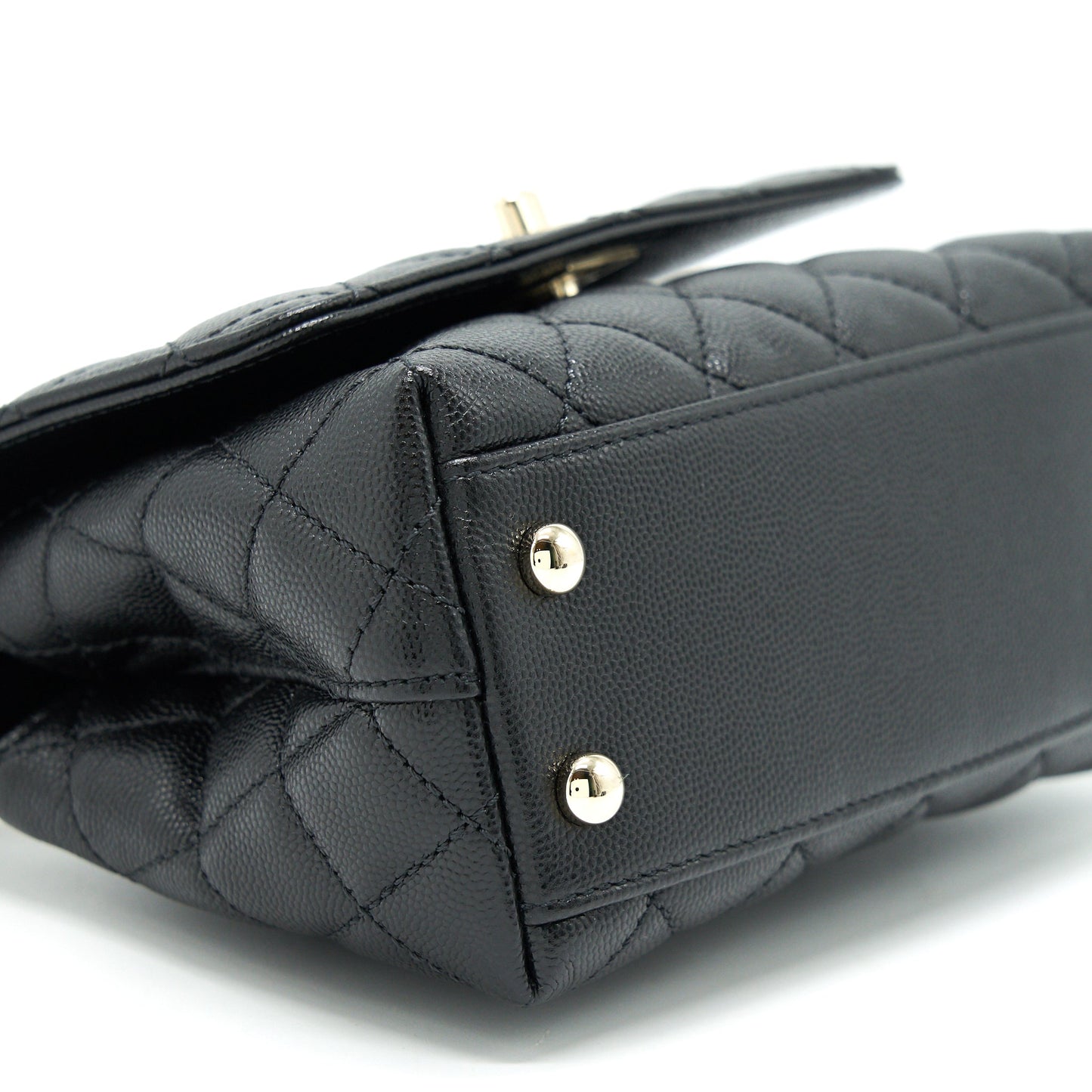 CHANEL EXTRA MINI COCO HANDLE BLACK LGHW