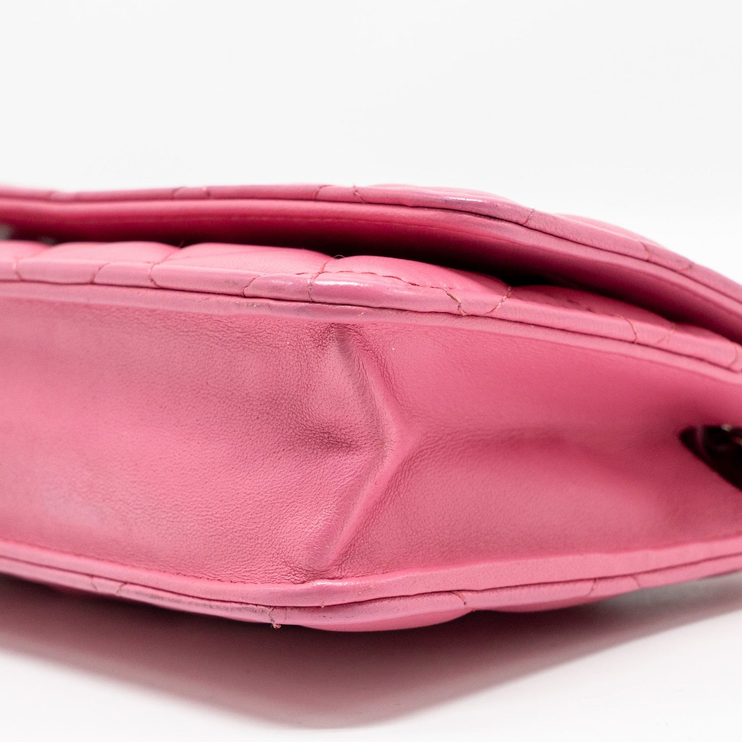 Chanel Classic Wallet on Chain Lambskin Pink SHW