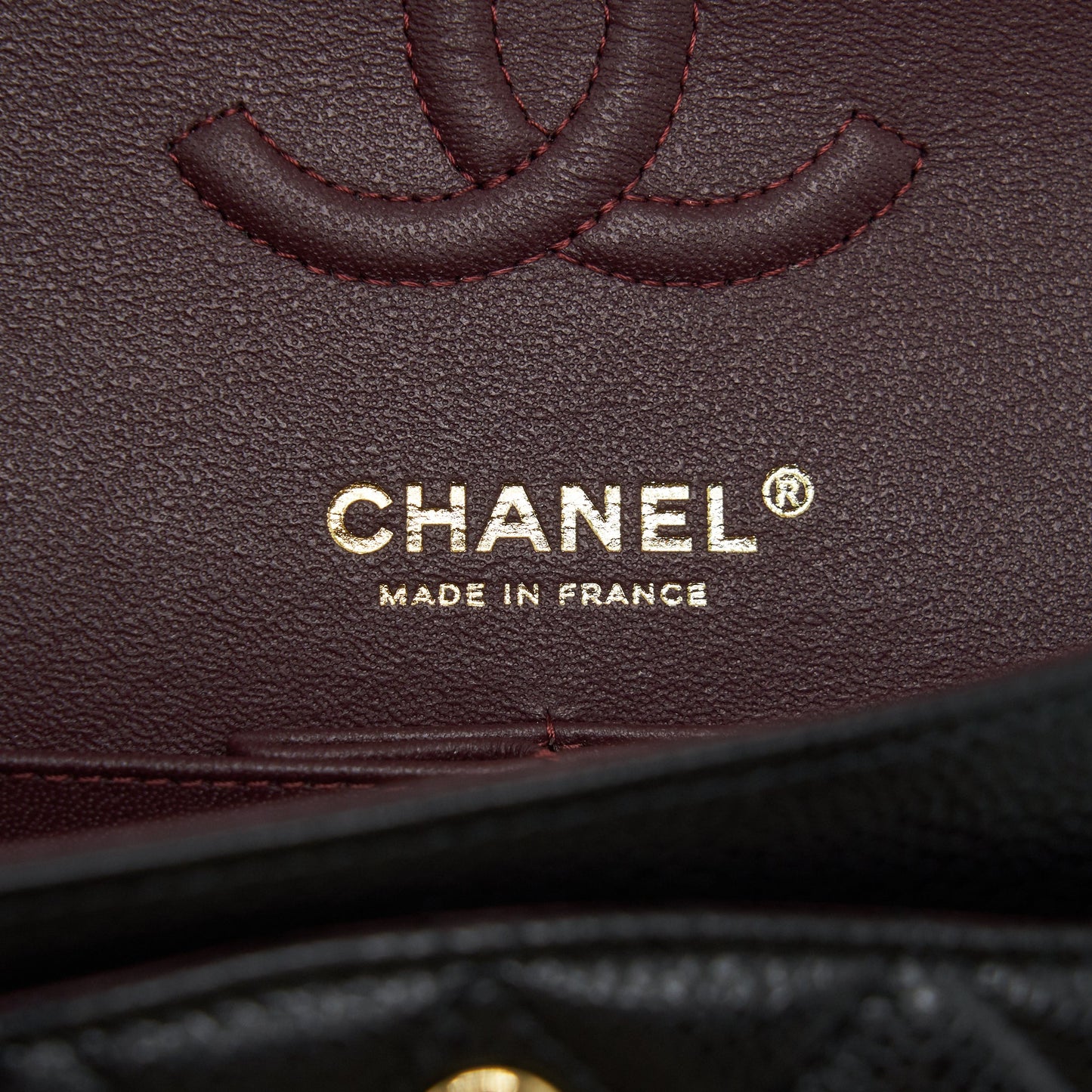 Chanel Small classic double Flap bag Caviar black GHW (microchip)