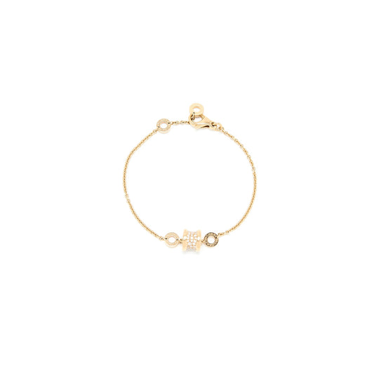 Bvlgari Size S/M B.Zero 1 Bracelet Rose Gold Diamonds