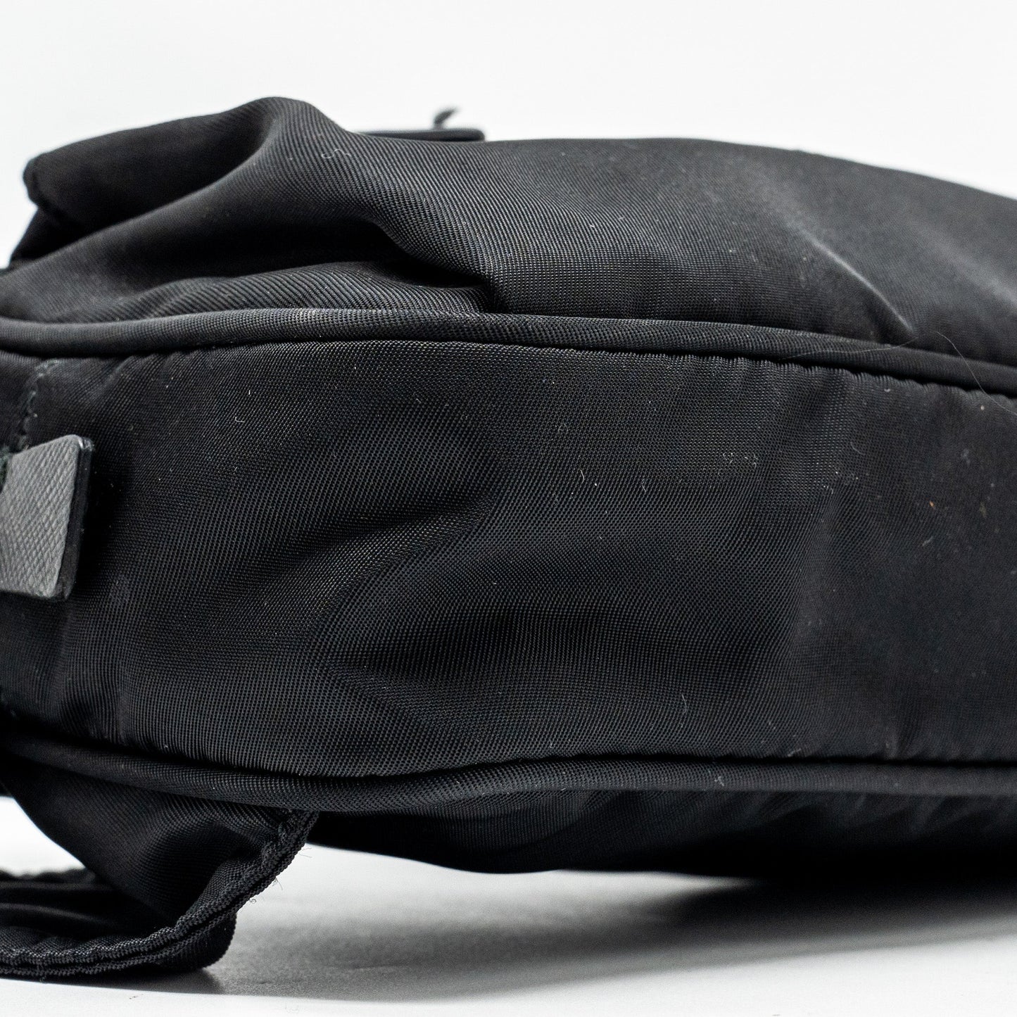 Prada Re-Nylon Belt Bag Nylon Black SHW