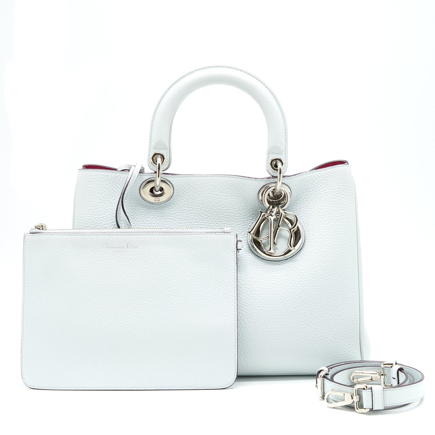Luxury Dior Luxury Diorissimo Light Blue/ Pink With SHW