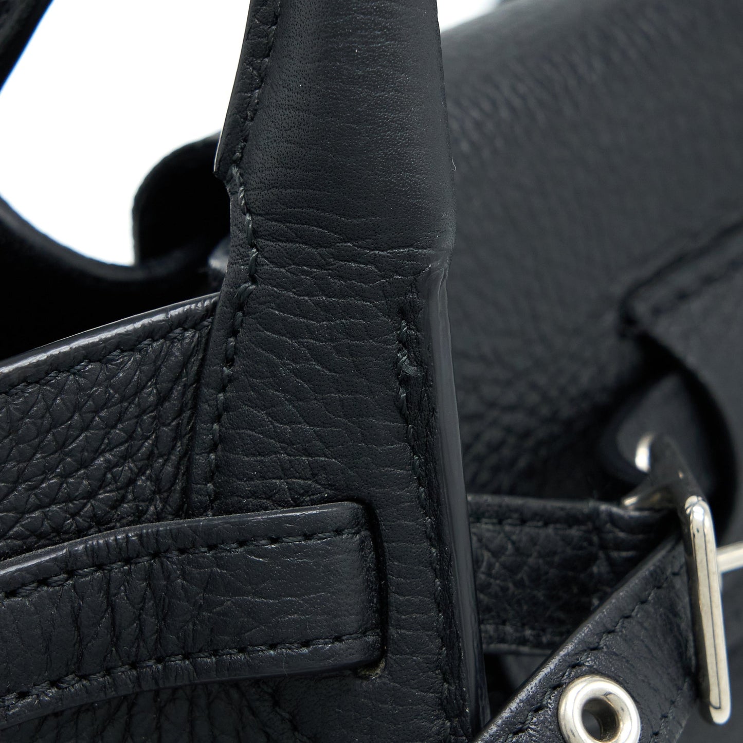 Celine Big Bag Leather Black SHW