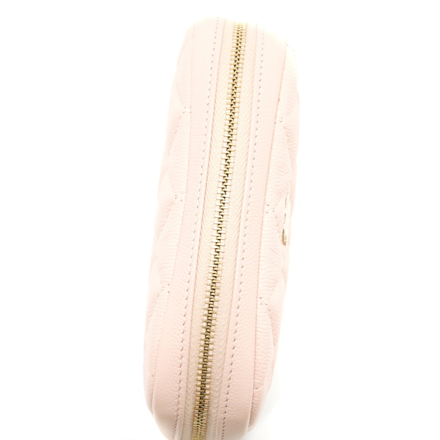 Chanel 21C Small Cosmetic Pouch Caviar Rose Clair LGHW