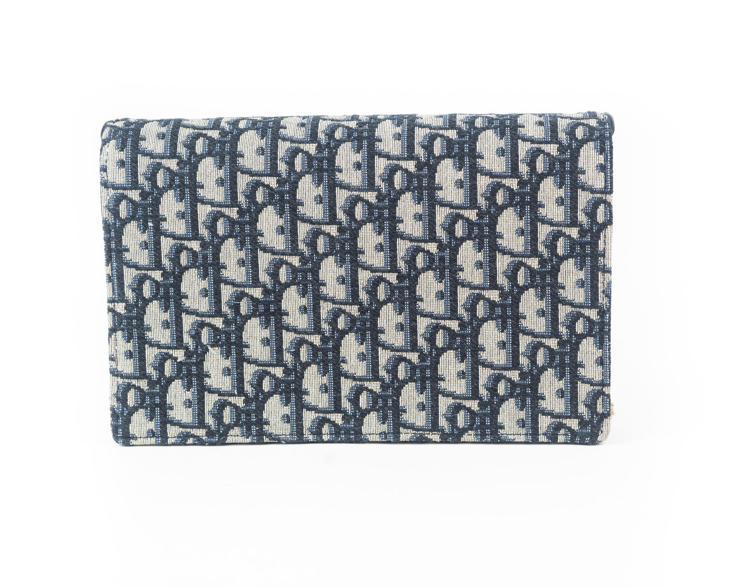 Dior Blue Oblique Saddle Pouch