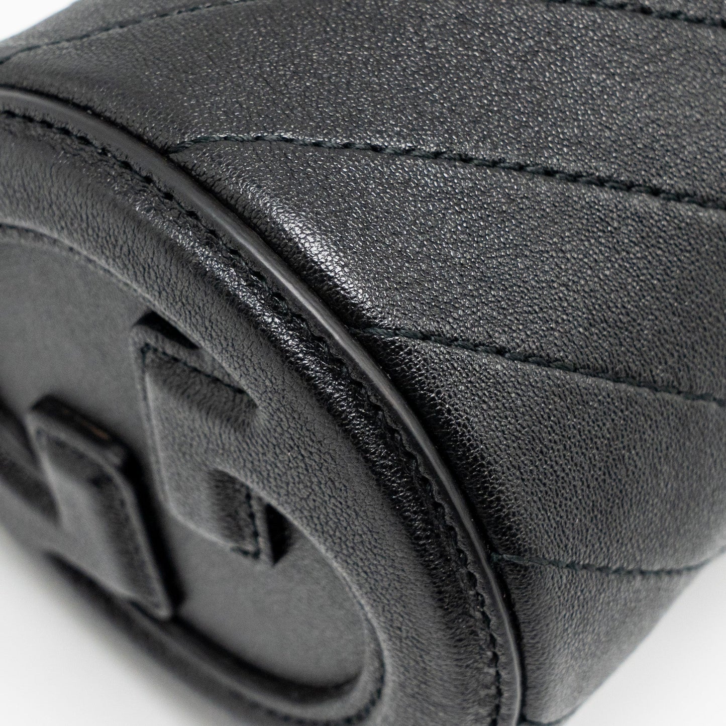 Gucci Blondie Mini Shoulder Bag leather black SHW