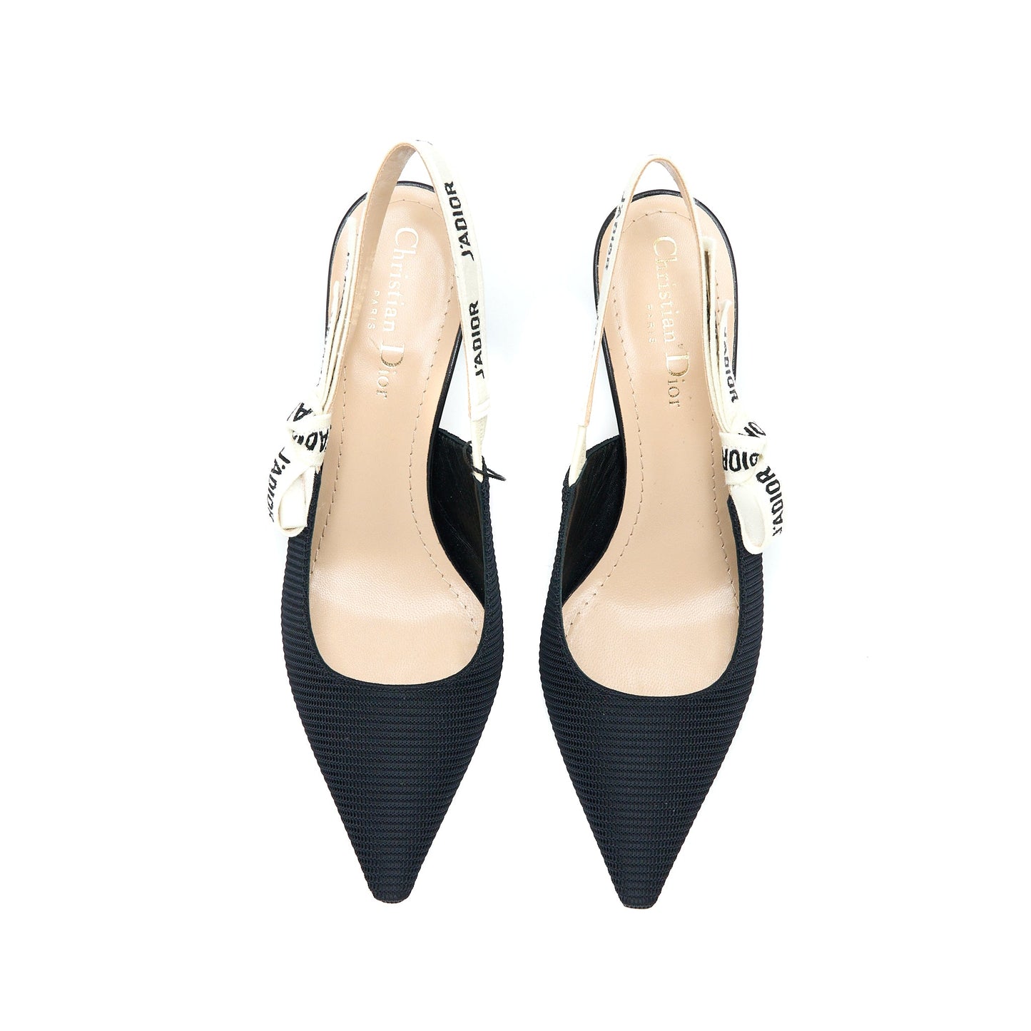 Dior Size 37.5 Dior J’adore Slingback Heels Black
