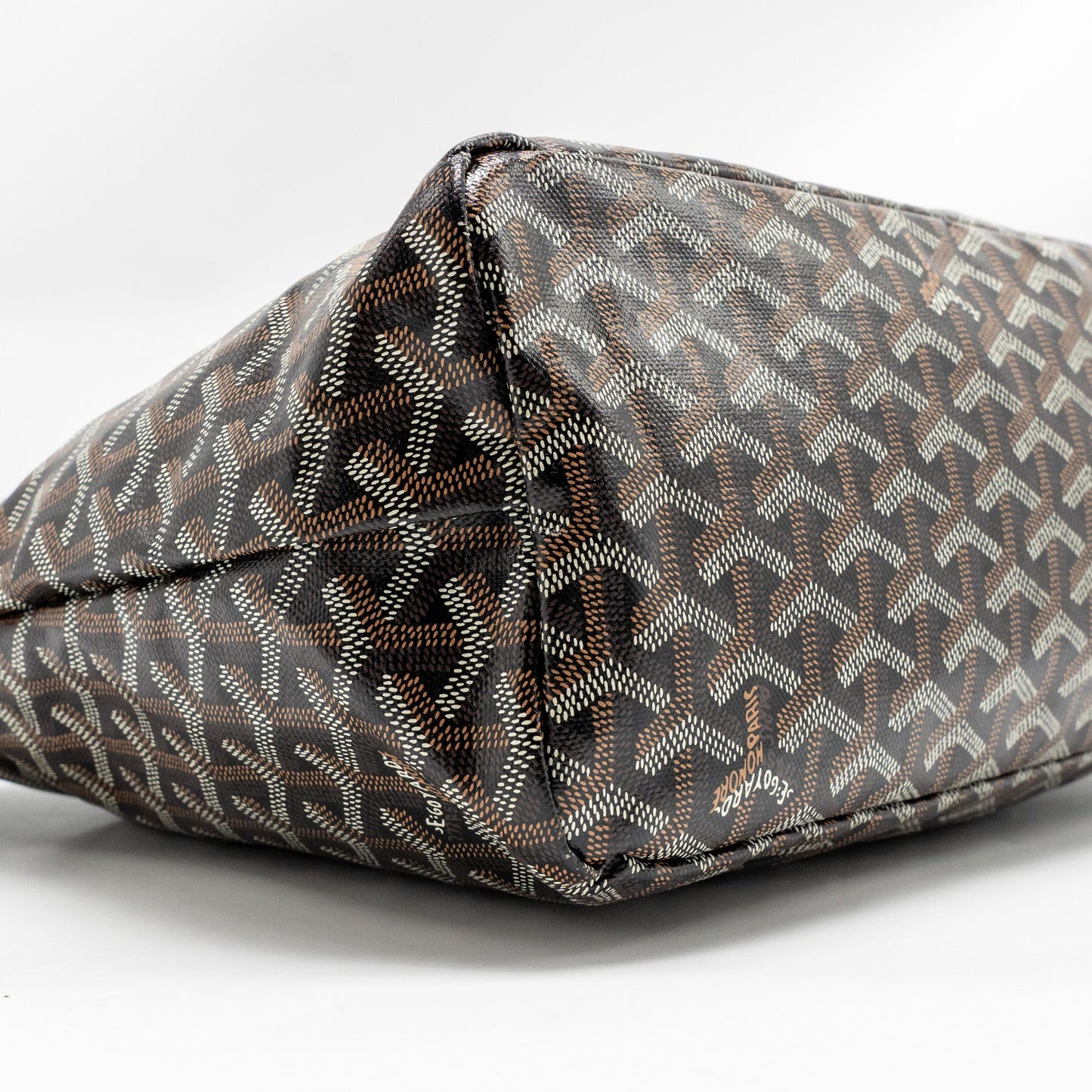 Goyard Boheme Hobo Bag Goyardine Canvas/Calfskin Black SHW