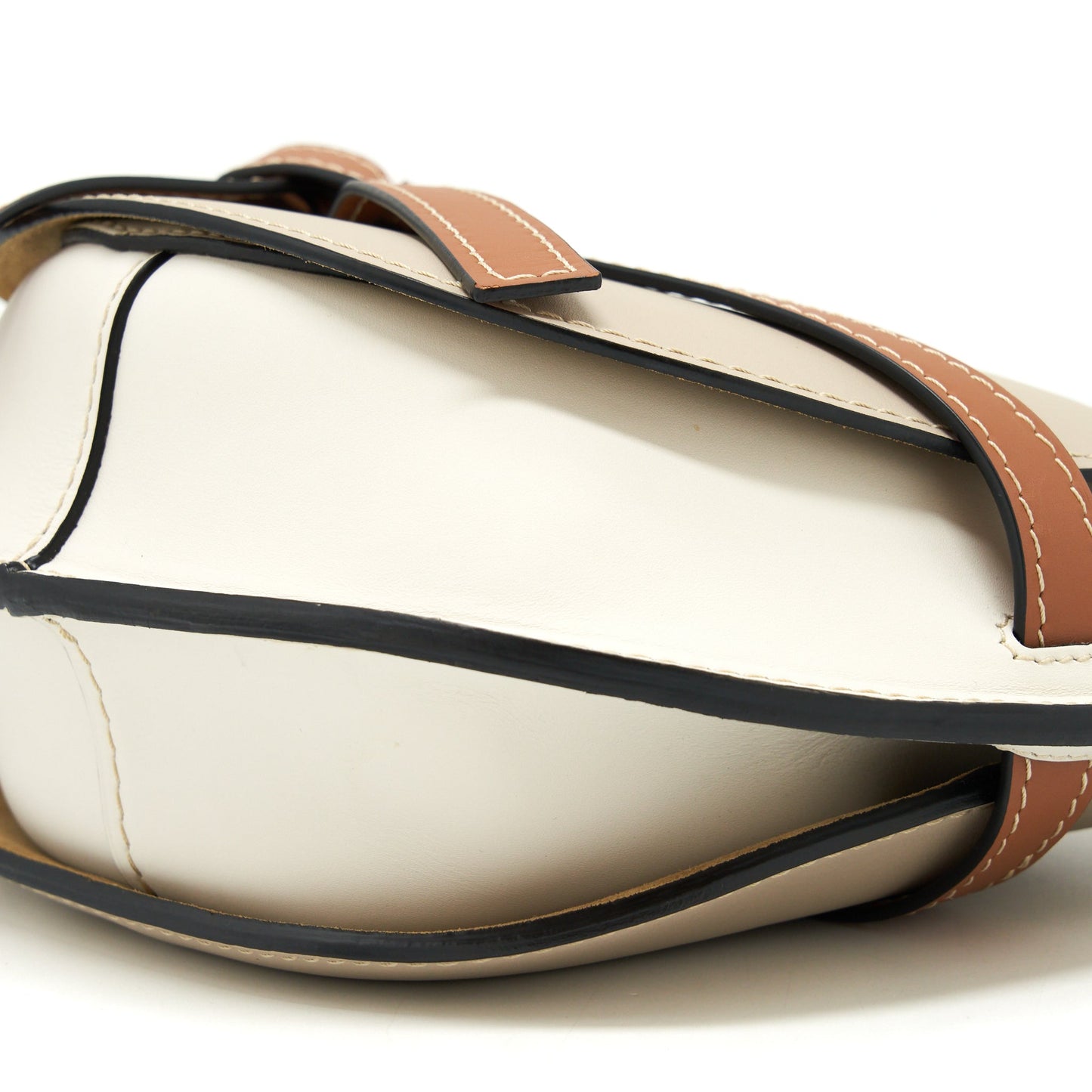 Loewe Small Gate Bag Soft Calfskin Oat/ White Multicolour