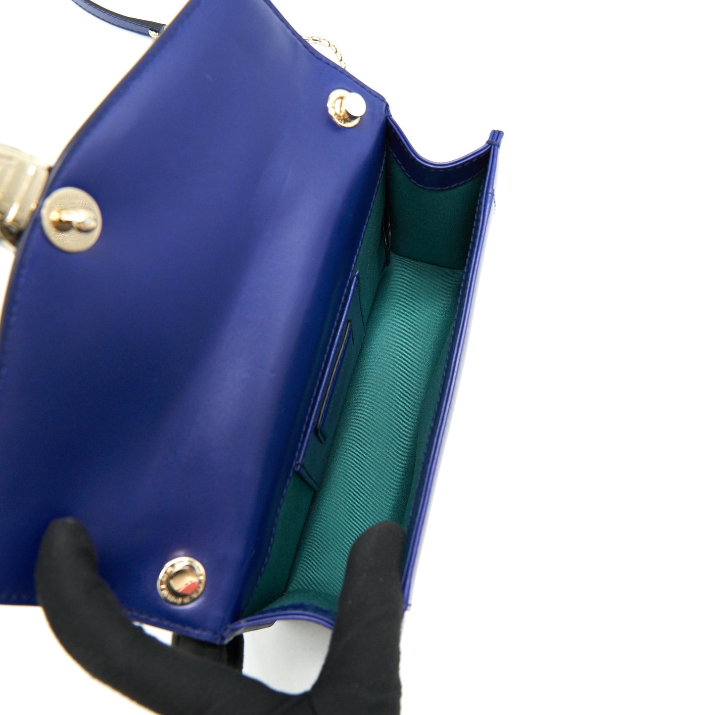 BVLGARI SERPENTI FOREVER FLAP COVER IN ROYAL SAPPHIRE