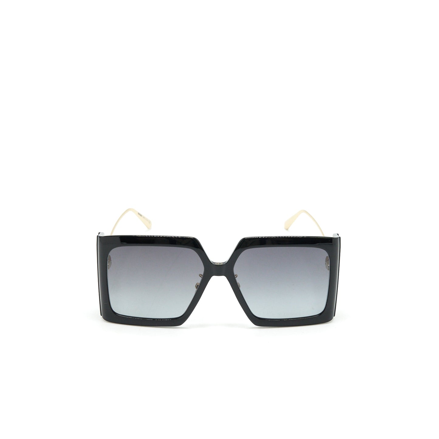 Luxury Dior Luxury Diorsolar s2u square Black sunglasses