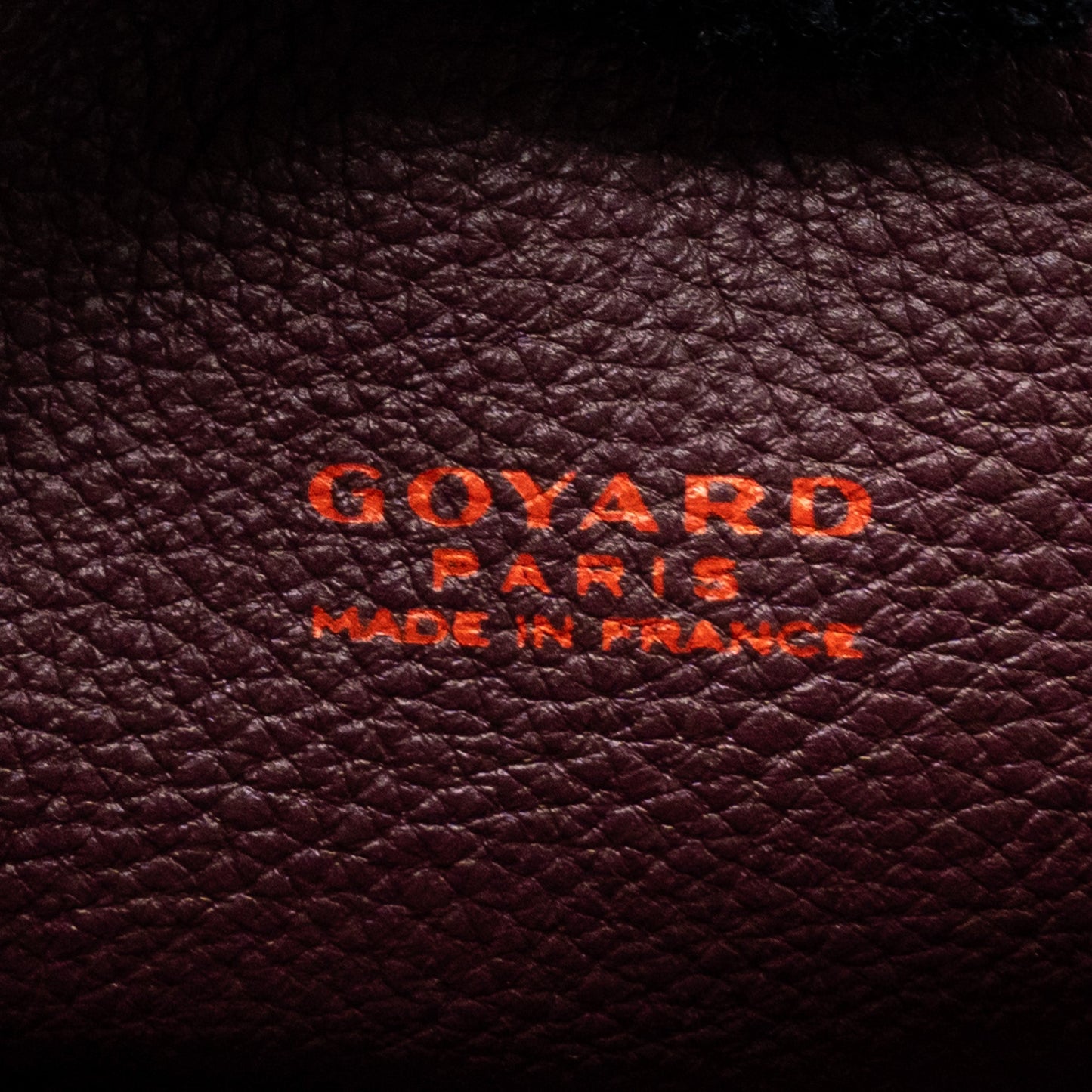 Goyard Mini Anjou Mini Bag Canvas/ Calfskin Burgundy SHW