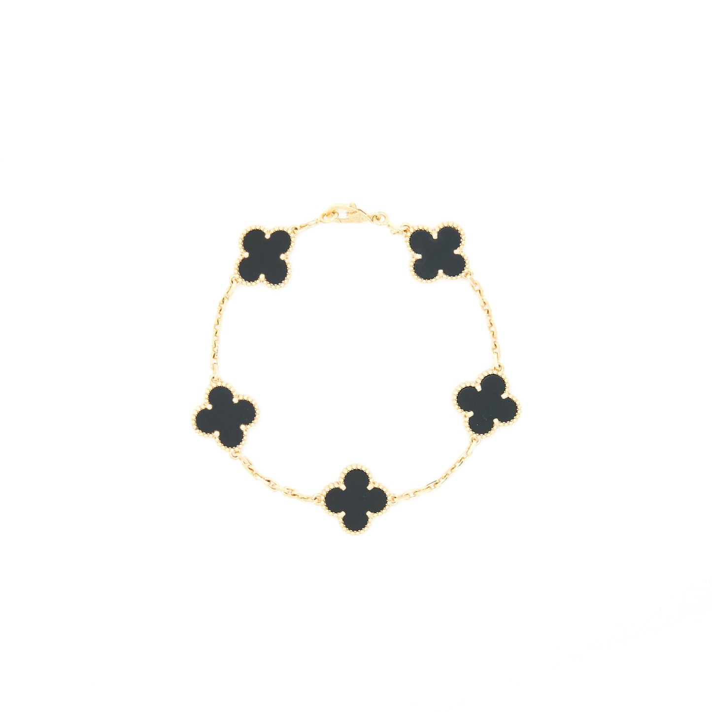 Van Cleef & Arpels Alhambra Bracelet 5 Motifs Yellow Gold