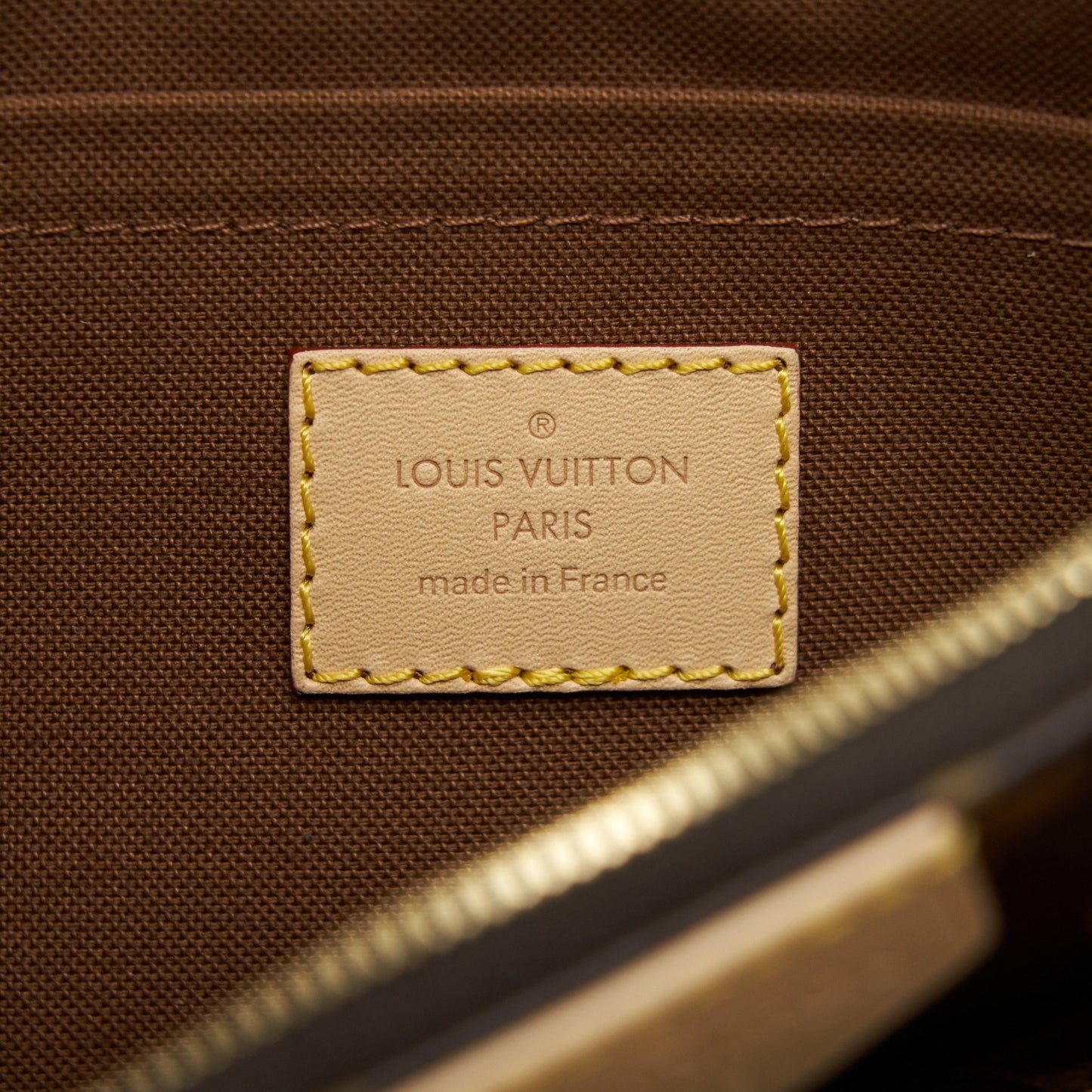 Louis Vuitton multi Pochette accessories monogram Canvas with khaki strap