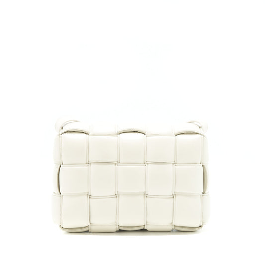 bottega Veneta Padded Cassette Chalk GHW