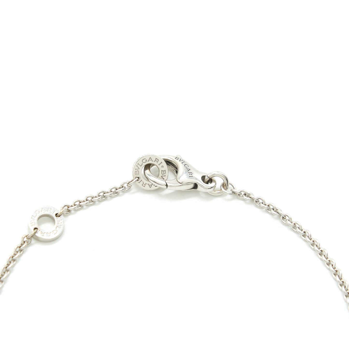 BVLGARI SIZE S/M B.ZERO1 BRACELET 18K WHITE GOLD WITH DIAMONDS