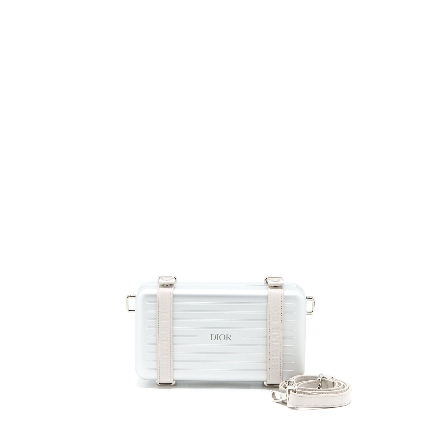 Luxury Dior Luxury Dior x Rimowa Shoulder Bag Silver/Grey SHW