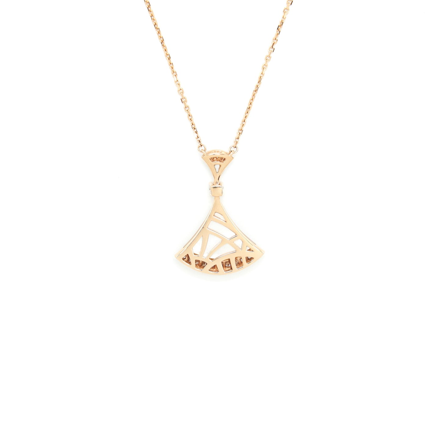 Bvlgari Diva’s Dream Necklace Rose Gold/Mother Of Pearl With Diamonds