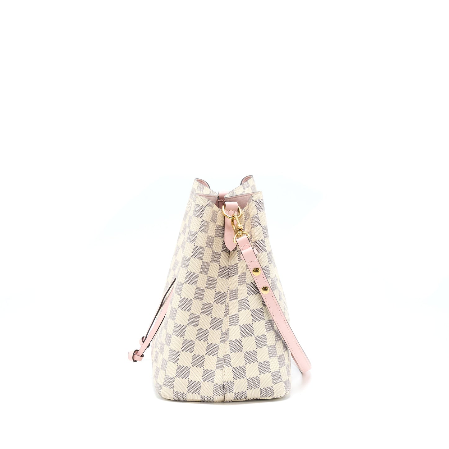 Louis Vuitton Neo Noe Bucket Bag Damier Azur/Pink GHW