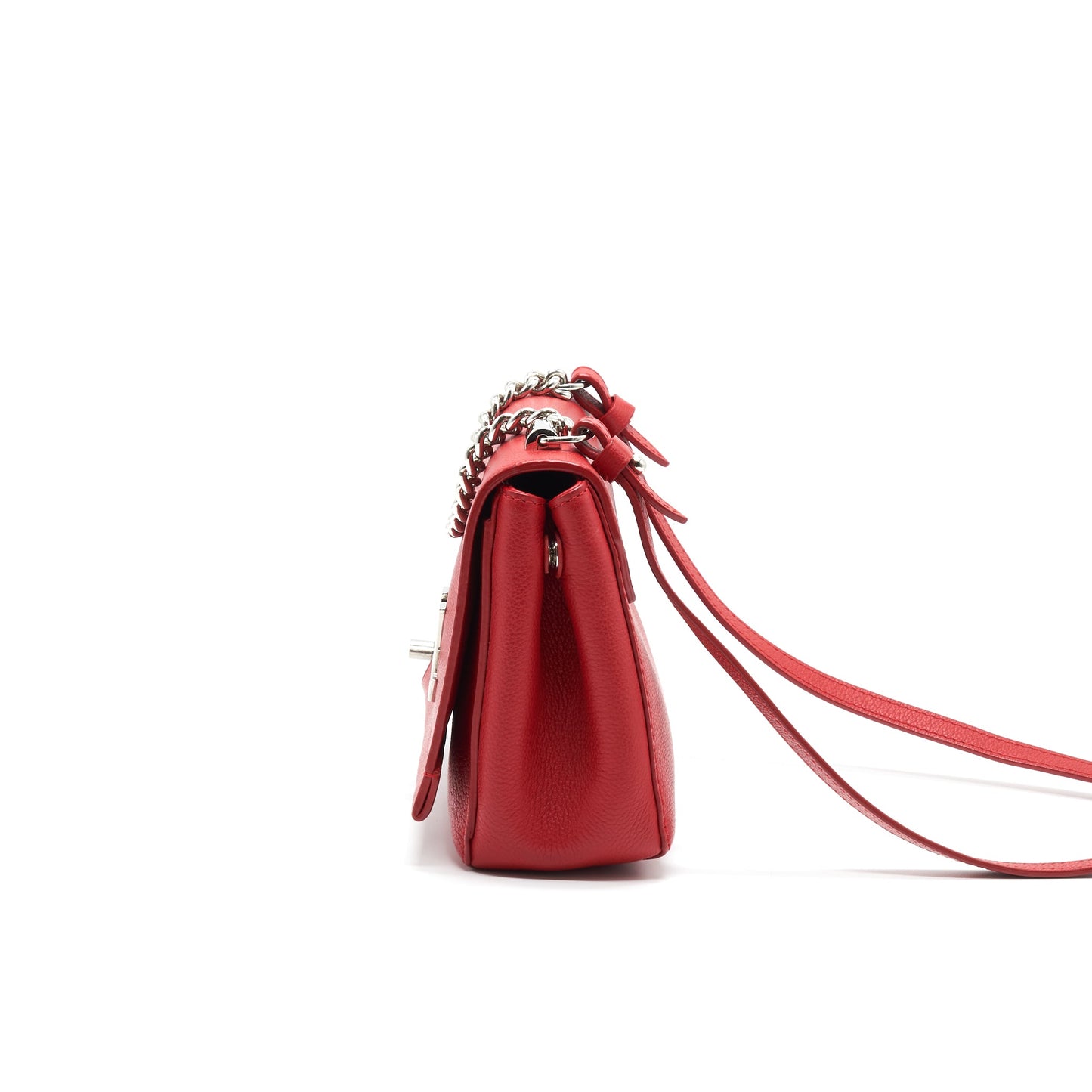LOUIS VUITTON LOCKME II BB BAG IN RED SHW