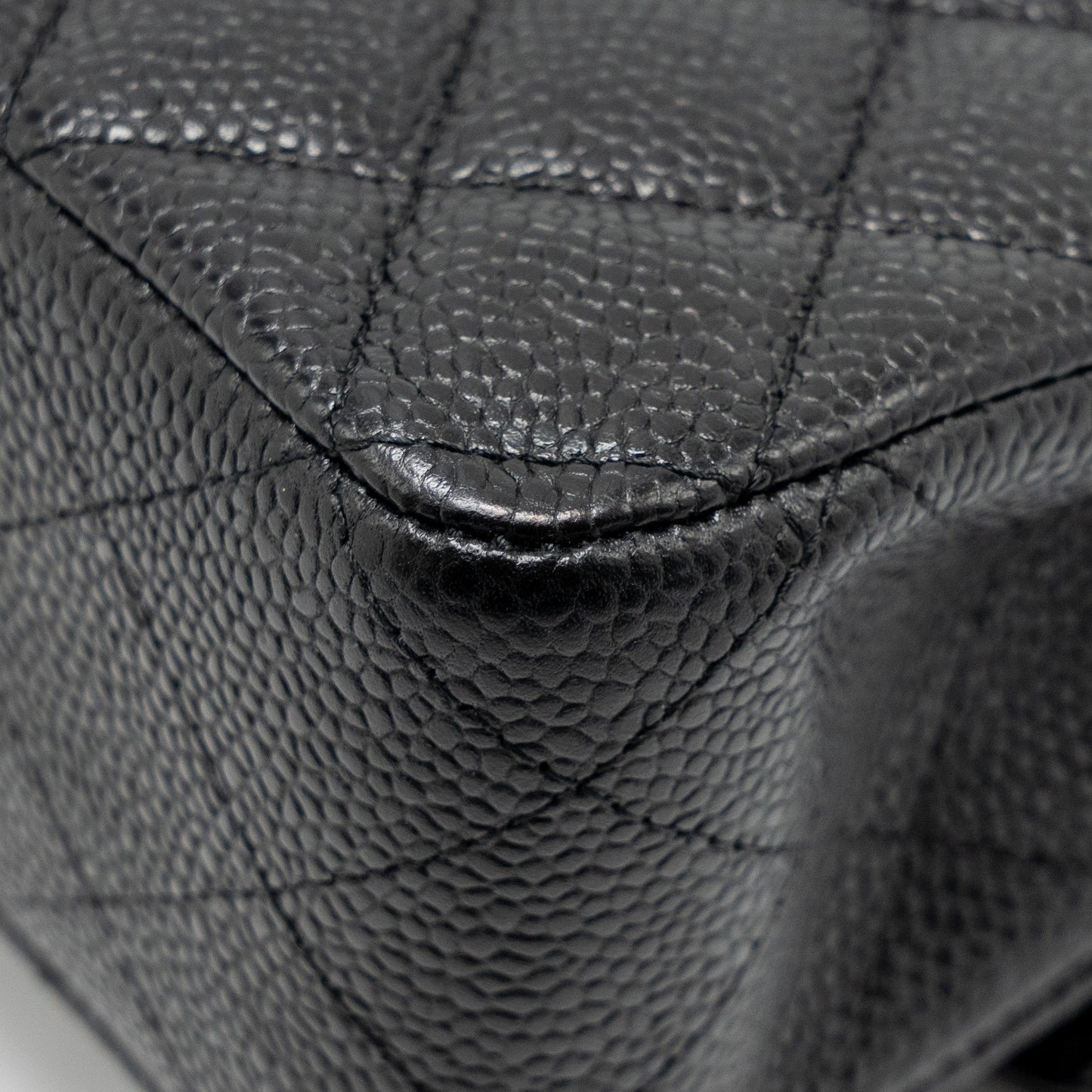 Chanel Medium Classic Double Flap Bag Caviar Black SHW