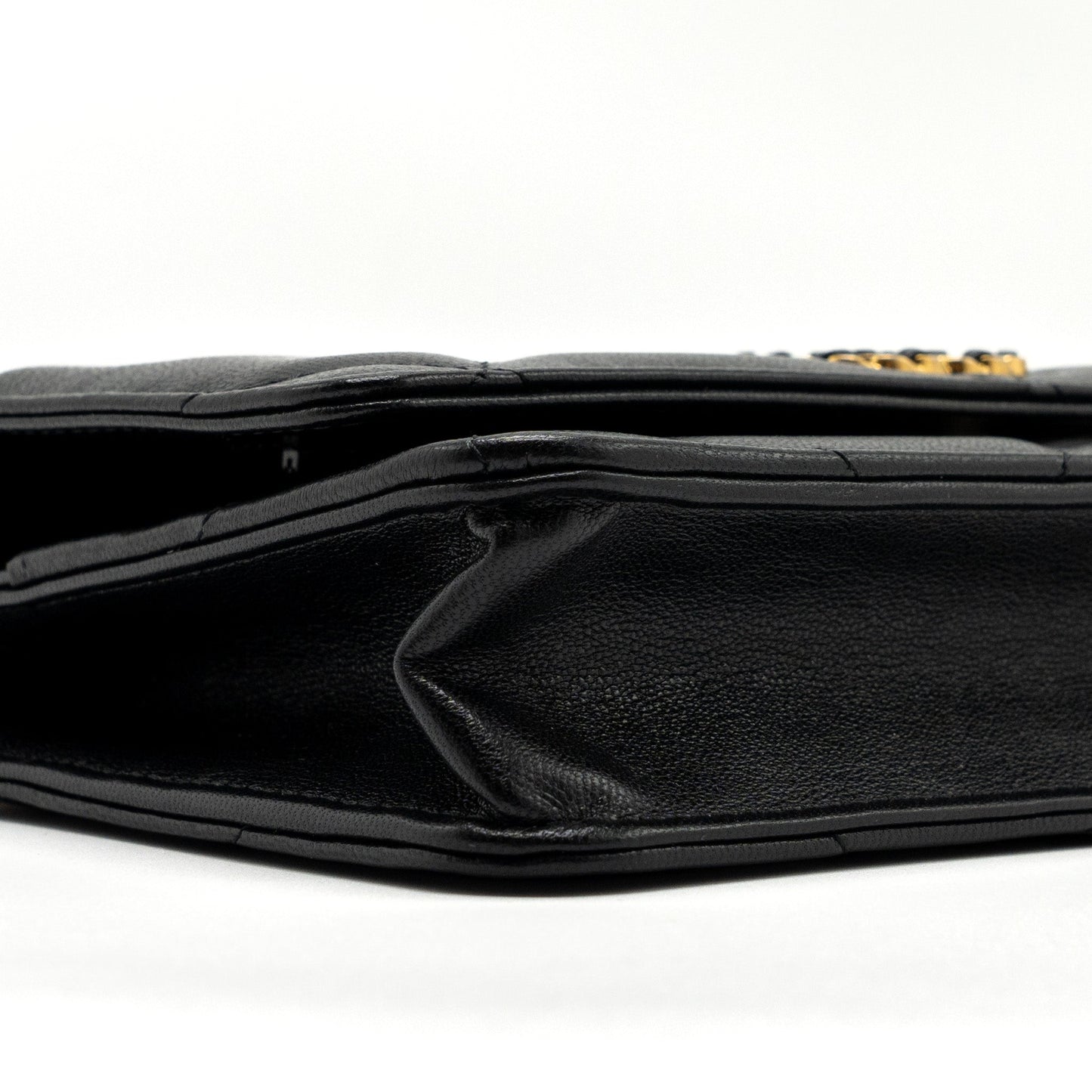 Chanel 19 wallet on chain lambskin black multicolor hardware