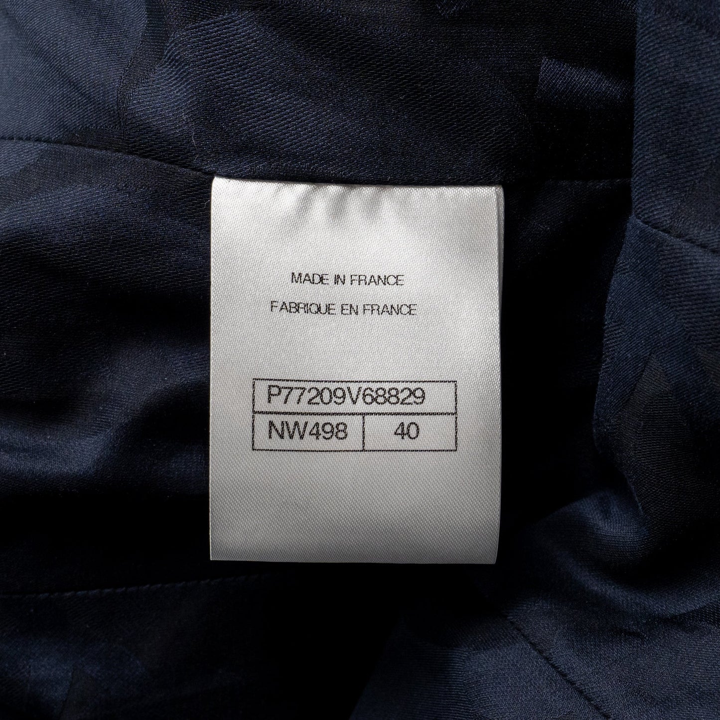 Chanel Size 40 CC Button Tweed Jacket Cotton/Polyester Black/Multicolour