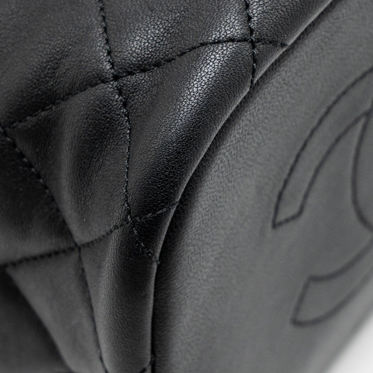 Chanel Quilted Metallic Bubble Backpack Lambskin Black Multicolour Hardware