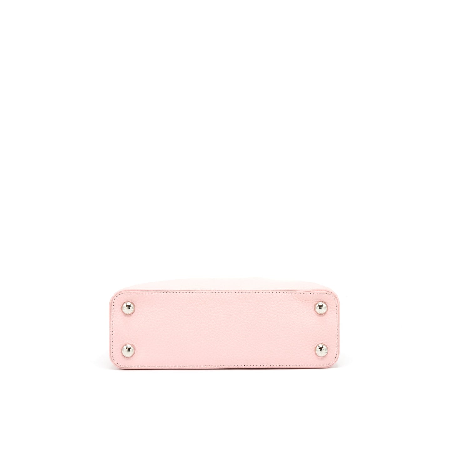 Louis Vuitton Capucines BB in Pink with Red Floral pattern