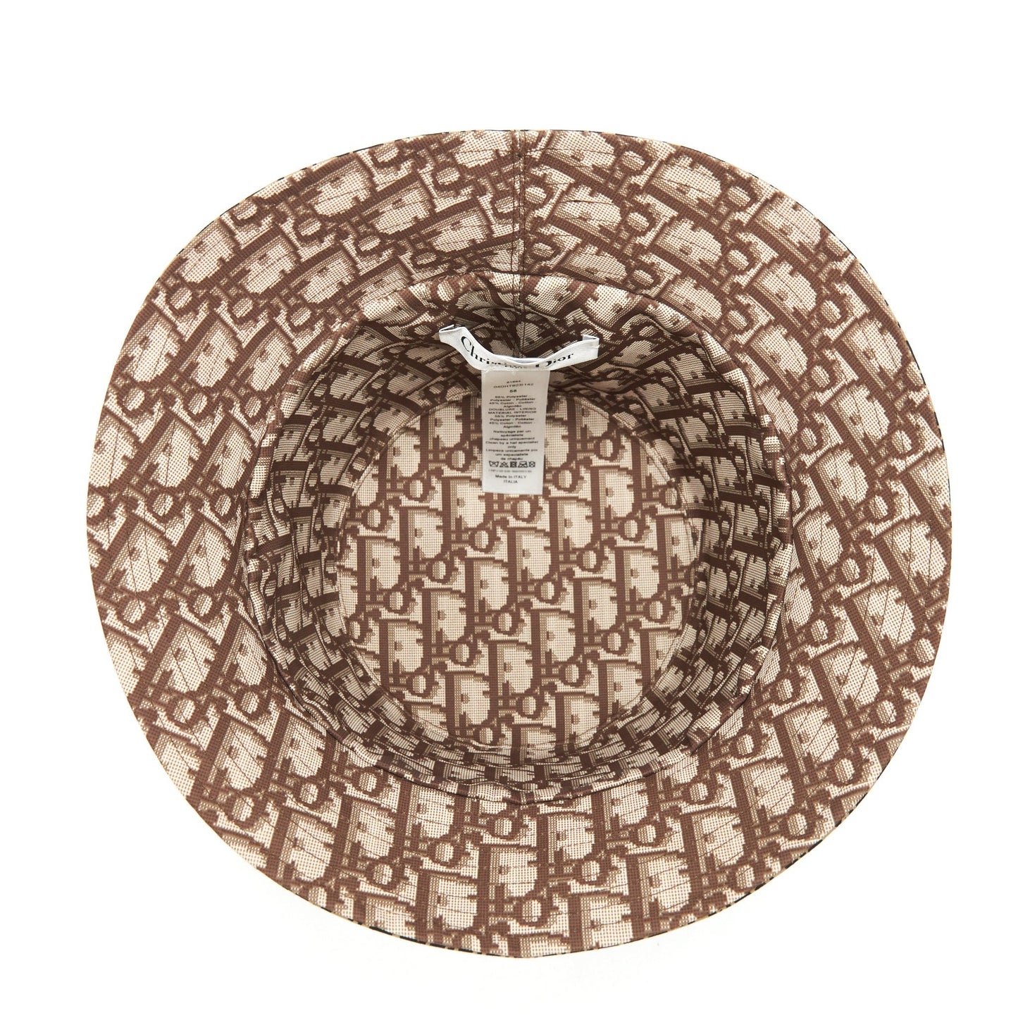 Luxury Dior Size 58 Reversible Bucket Hat