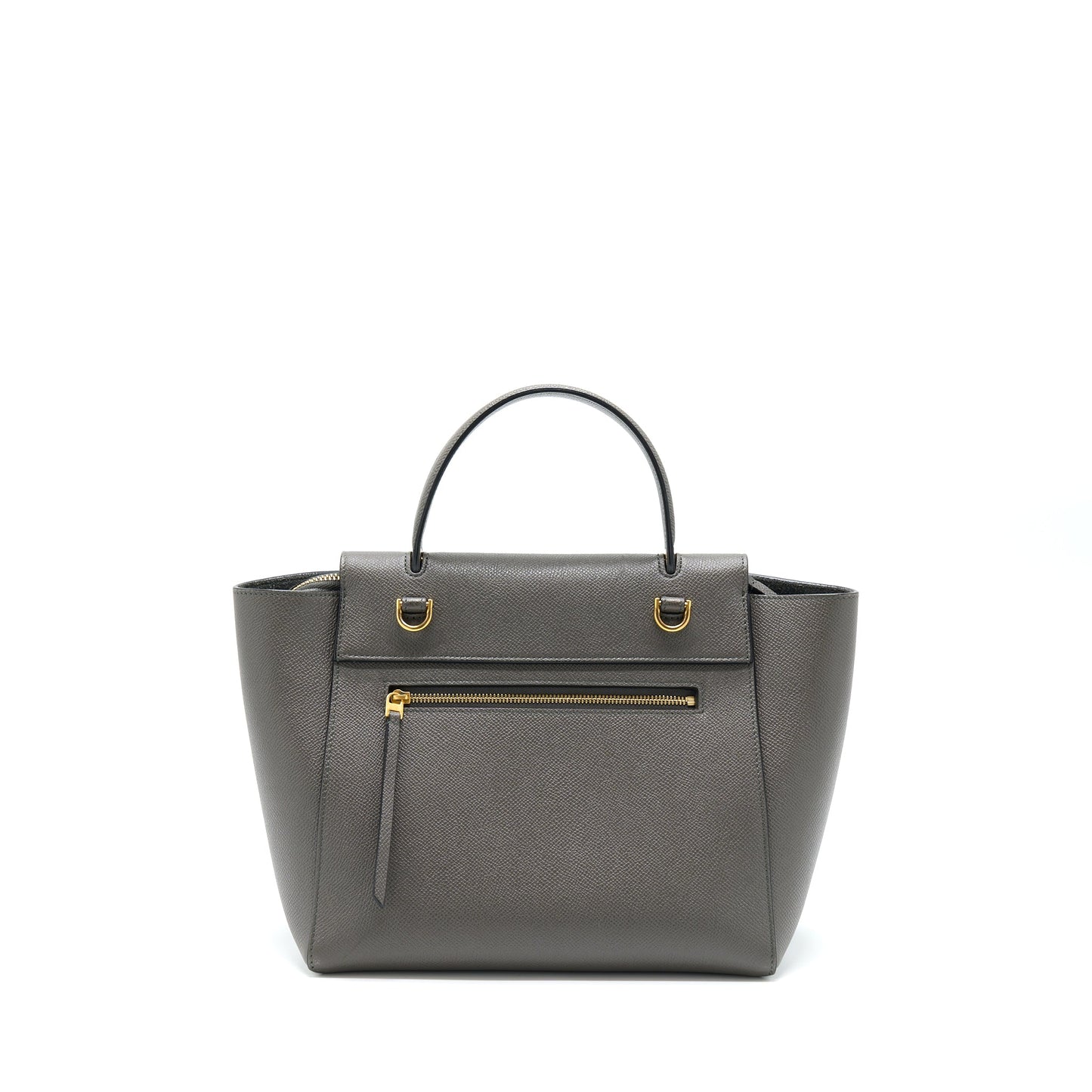 Celine Belt Bag Grained Calfskin Grey GHW