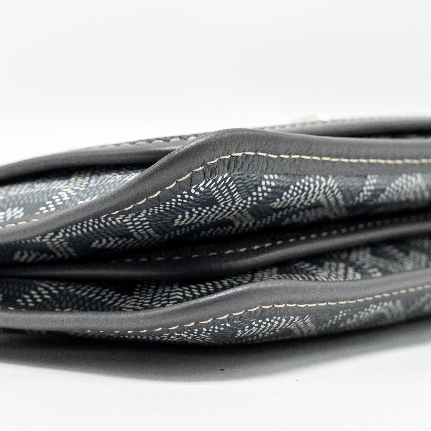 Goyard Portefeuille pochette plumet Goyardine Canvas / Leather Grey SHW