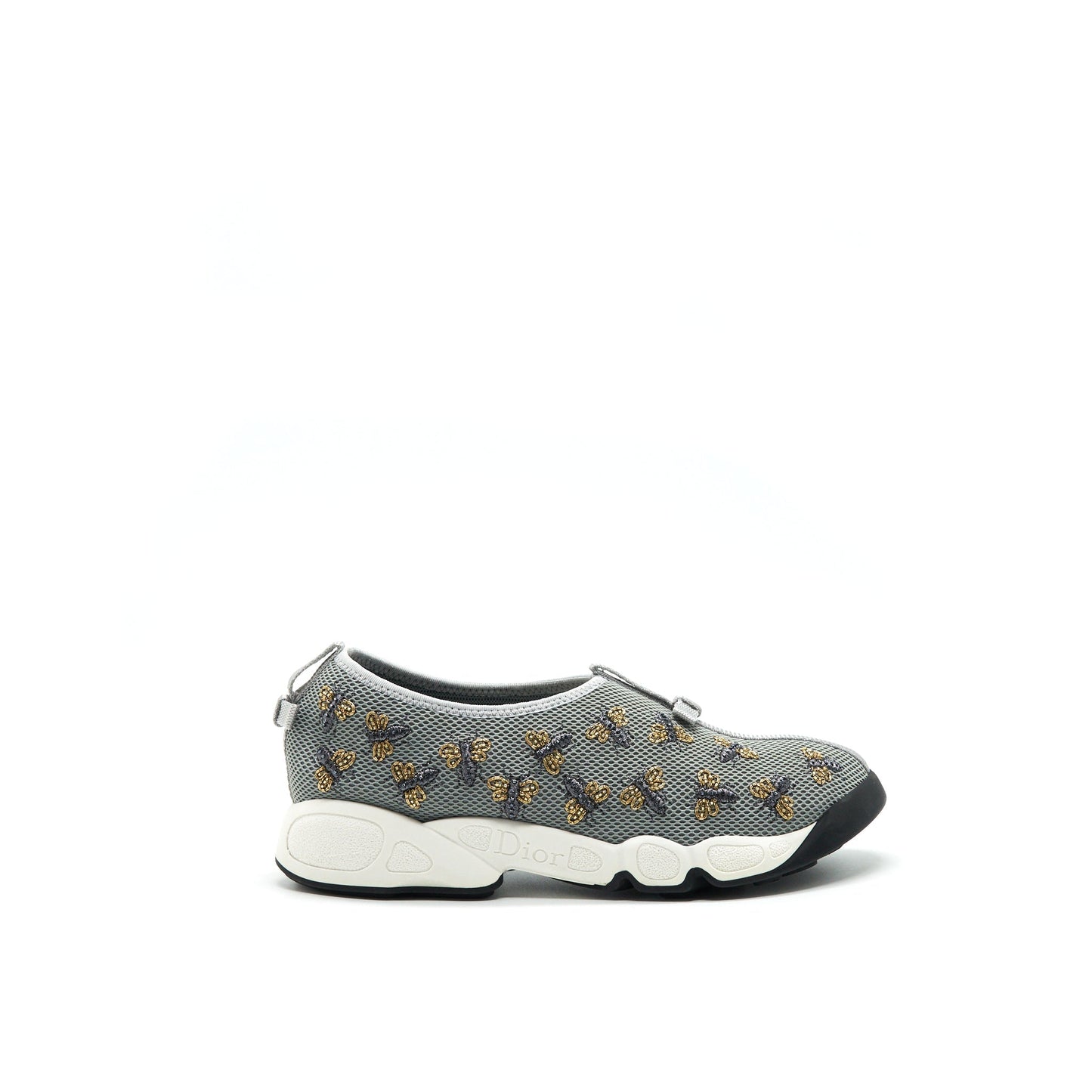 Luxury Dior size 37.5 Fusion Sneakers grey